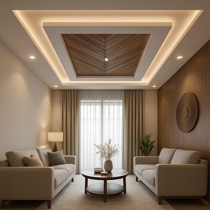 Modern ceiling design by False Ceiling and Interior Service in Kalwa