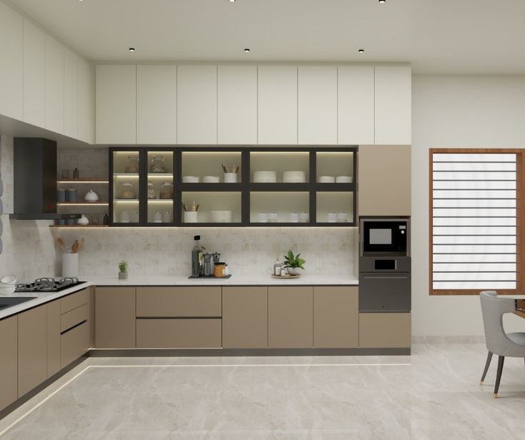 Modern Modular Kitchen and Interior in Balkum Design
