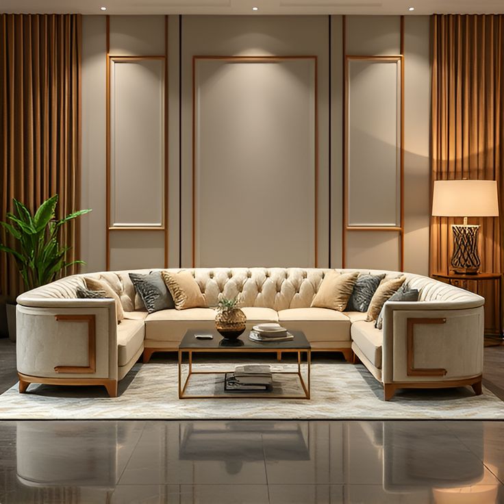 Latest sofa designs displayed at the sofa market in Kolshet