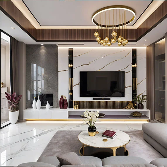 Elegant gypsum ceiling design by expert False Ceiling Contractor in Kasheli